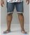 D555 Arix Denim Stretch Shorts - Pantaloni scurți - Pantaloni Scurți Mărimi mari Bărbați 