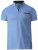 D555 Journey Fine Melange Polo Blue - Tricouri polo - Tricouri Polo Bărbați Mărimi Mari