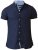 D555 Norman Short Sleeve Oxford Shirt Navy - Cămăși - Cămăși Bărbați Mărimi Mari