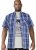 D555 Genoa Short Sleeve Shirt & T-shirt Combo - Cămăși - Cămăși Bărbați Mărimi Mari