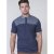 D555 Brent Polo Denim Blue - Tricouri polo - Tricouri Polo Bărbați Mărimi Mari