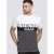 D555 Morris T-shirt Charcoal - Tricouri - Tricouri Bărbați Mărimi Mari