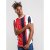 D555 Bancroft T-shirt Red/Navy - Tricouri - Tricouri Bărbați Mărimi Mari