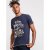 D555 Slater T-shirt Navy - Tricouri - Tricouri Bărbați Mărimi Mari