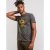 D555 Stanley T-shirt Khaki - Tricouri - Tricouri Bărbați Mărimi Mari