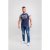 D555 Jones T-shirt Navy - Tricouri - Tricouri Bărbați Mărimi Mari