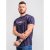 D555 Davis T-shirt Navy - Tricouri - Tricouri Bărbați Mărimi Mari
