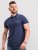 D555 Rogers Printed Polo Navy - Tricouri polo - Tricouri Polo Bărbați Mărimi Mari
