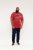 D555 Brisbane Santa Monica Route 66 Printed T-Shirt Red - Tricouri - Tricouri Bărbați Mărimi Mari