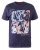 D555 Warner Guitar Printed T-Shirt Navy - Tricouri - Tricouri Bărbați Mărimi Mari