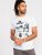 D555 Trafford Bike Photo Printed T-Shirt White - Tricouri - Tricouri Bărbați Mărimi Mari