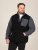 D555 Daly Quarter Zip Fleece Sweatshirt Negru/Gri - Pulovere & hanorace - Pulovere & Hanorace Bărbați Mărimi Mari