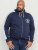 D555 Eaton Full Zip Hoodie Navy - Pulovere & hanorace - Pulovere & Hanorace Bărbați Mărimi Mari