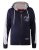 D555 Eaton Full Zip Hoodie Navy - Pulovere & hanorace - Pulovere & Hanorace Bărbați Mărimi Mari