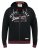 D555 Patrick Full Zip Hoody With 'Motorcycle' Chest Print - Pulovere & hanorace - Pulovere & Hanorace Bărbați Mărimi Mari