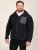 D555 Damien Micro Fleece Zip Through Hoody Negru/Gri - Pulovere & hanorace - Pulovere & Hanorace Bărbați Mărimi Mari