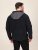 D555 Damien Micro Fleece Zip Through Hoody Negru/Gri - Pulovere & hanorace - Pulovere & Hanorace Bărbați Mărimi Mari