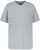 JP1880 702415 Tricou cu decolteu în V Gri melanj - Tricouri - Tricouri Bărbați Mărimi Mari