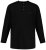 JP1880 702555 Tricou Henley cu mânecă lungă Neagră - Tricouri - Tricouri Bărbați Mărimi Mari