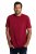 JP1880 702558 Tricou cu guler rotund Roșu închis - Tricouri - Tricouri Bărbați Mărimi Mari