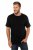 JP1880 702637 Tricou cu guler rotund set de 2 Neagră - Tricouri - Tricouri Bărbați Mărimi Mari