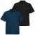 JP1880 704317 Tricou polo set de 2 Albastru mediu - Tricouri polo - Tricouri Polo Bărbați Mărimi Mari