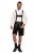 JP1880 Genuine Leather Traditional Lederhosen Shorts Black - Pantaloni scurți - Pantaloni Scurți Mărimi mari Bărbați 