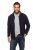 JP1880 705552 Jachetă din fleece cu guler înalt Bleumarin TALL - TALL geci - Jachete TALL pentru bărbați înalți