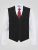 D555 Ted Vestă de costum Negru - Costume - Costume Bărbați mărimi mari