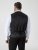 D555 Ted Vestă de costum Negru - Costume - Costume Bărbați mărimi mari