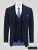 D555 Ted 4 Way Stretch Tailored Suit Jacket Albastru marin - Costume - Costume Bărbați mărimi mari