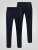 D555 Ted Pantaloni de costum Albastru marin - Costume - Costume Bărbați mărimi mari