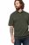 JP1880 712617 Tricou polo cu croi pentru burtă Oliv închis - Tricouri polo - Tricouri Polo Bărbați Mărimi Mari