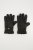JP1880 Gloves Leather Warm Lining Black - Mănuși - 