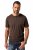 JP1880 Henley Basic T-Shirt with Buttons Brown - Tricouri - Tricouri Bărbați Mărimi Mari