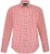 JP1880 Modern Fit Button-Down Collar Long Sleeve Check Shirt Light Red - Cămăși - Cămăși Bărbați Mărimi Mari