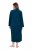 Ulla Popken 749967 Halat din prosop cu fermoar Petrol - Halate - 