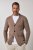 JP1880 Milano Flexnamic Sacou tricotat Maro nucă - Costume - Costume Bărbați mărimi mari