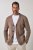 JP1880 Milano Flexnamic Sacou tricotat Maro nucă - Costume - Costume Bărbați mărimi mari