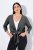 Ulla Popken 794514 Bolero din jerseu cu nod Antracit - Bolerouri - 