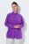 Ulla Popken 796970 Geacă ușoară din polar Mov închis - Haine fleece - 