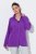 Ulla Popken 796970 Geacă ușoară din polar Mov închis - Haine fleece - 