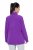Ulla Popken 796970 Geacă ușoară din polar Mov închis - Haine fleece - 