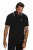 JP1880 802789 Tricou polo cu guler alb contrastant Neagră - Tricouri polo - Tricouri Polo Bărbați Mărimi Mari