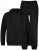 JP1880 802934 Trening cu jachetă cu glugă și pantaloni Neagră TALL - TALL treninguri - 