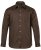 JP1880 Shirt Business Long Sleeve Brown - Cămăși - Cămăși Bărbați Mărimi Mari