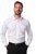 JP1880 804890 Cămașă business fără călcare cu mânecă lungă Alb TALL - TALL cămăși - Cămăși TALL pentru bărbați înalți