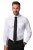 JP1880 804890 Cămașă business fără călcare cu mânecă lungă Alb TALL - TALL cămăși - Cămăși TALL pentru bărbați înalți