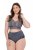 Ulla Popken 809385 Chiloți modelatori cu dantelă Antracit - Lenjerie modelatoare - 