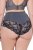 Ulla Popken 809385 Chiloți modelatori cu dantelă Antracit - Lenjerie modelatoare - 
